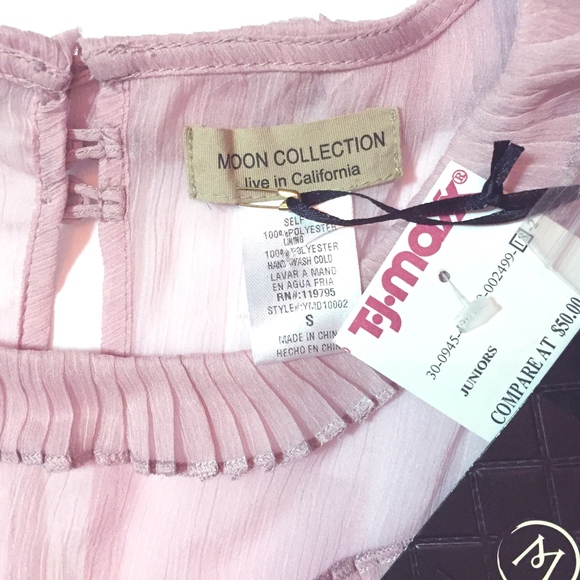 NWT Ruffle Chiffon Cocktail Party Dress - Picture 6 of 7